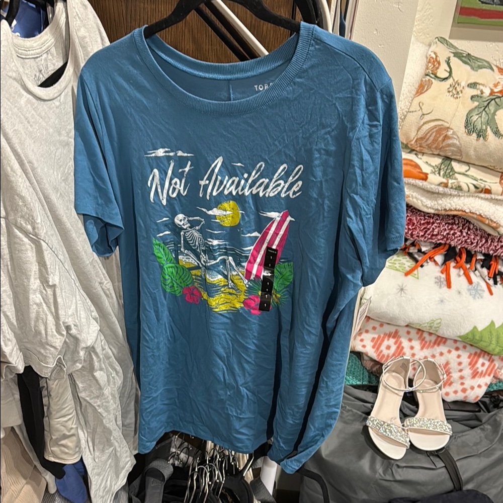 Blue graphic torrid 1 tshirt